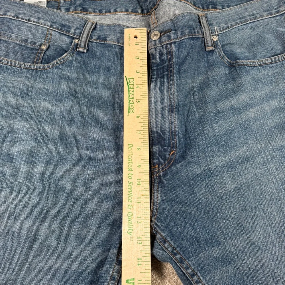 Levi's 559 Relaxed Straight Jeans Men 42x30‎ (FITS 43x31) Blue Medium Wash Denim